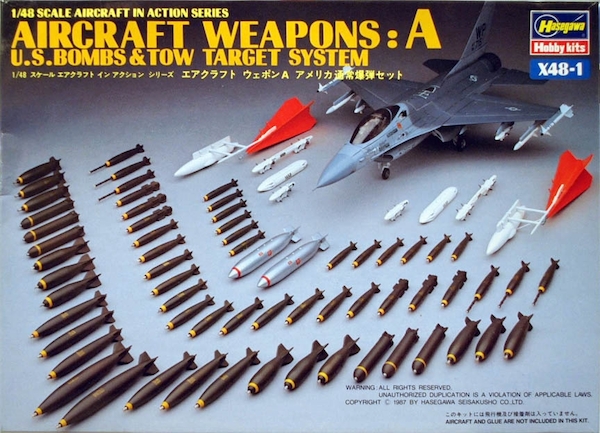 A/C Weapons: A "US Bombs & Tow Target system" X48-1