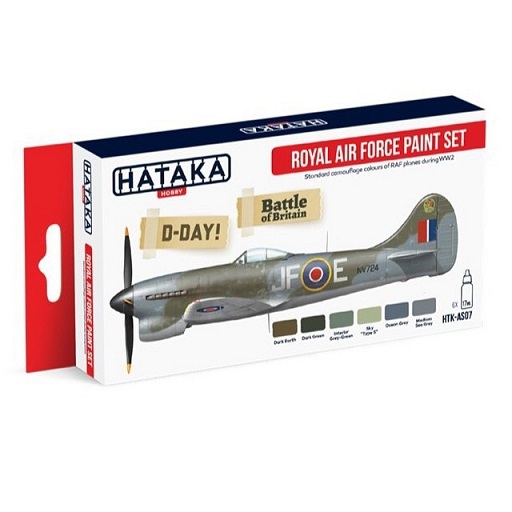 Royal Air Force paint set (6 colours) HTK-AS07