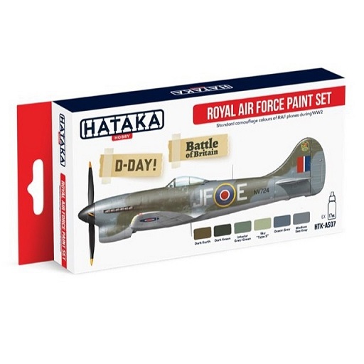 Royal Air Force paint set (6 colours)  HTK-AS07