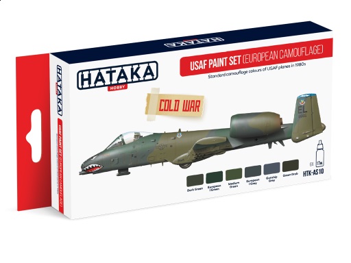 USAF paint set (European camouflage) (6 colours) HTK-AS10