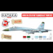 Early Sukhoi Su27S/P/UB Flanker B/C Paint set (6 colours) HTK-AS104