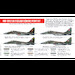 MiG29A/UB Fulcrum 4 colour paint set Vo.2 (6 colours) HTK-AS105