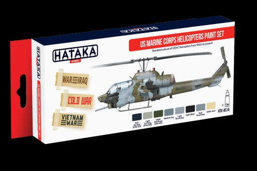 US Marine Corps Helicopters Paint Set (8 colours) HTK-AS14