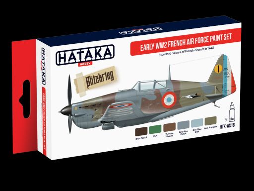 Early WW2 French Air Force paint set (6 colours) HTK-AS16