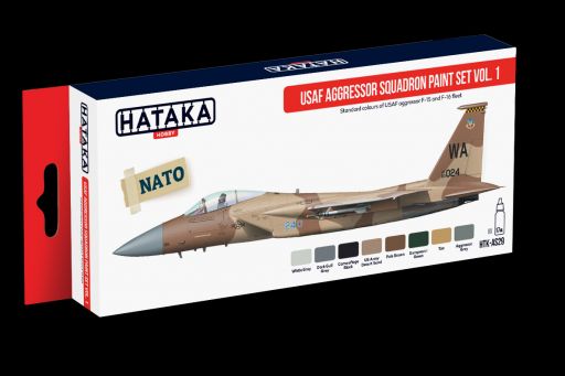 USAF Aggressor Squadron paint set vol. 1 (8 colours) HTK-AS29
