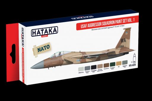 USAF Aggressor Squadron paint set vol. 1 (8 colours)  HTK-AS29