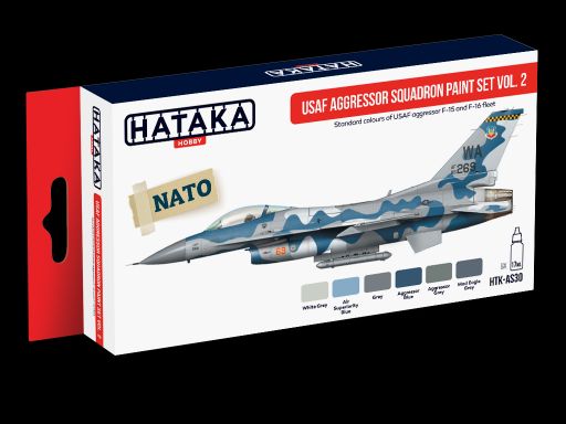 USAF Aggressor Squadron paint set vol. 2 (6 colours)  HTK-AS30