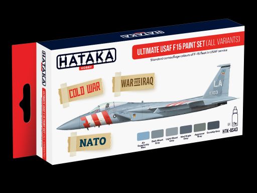 Ultimate USAF F15 paint set (all variants) (6 colours)  HTK-AS43