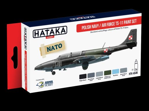 Polish Navy/Air Force TS11 Iskra Colour Set (6 colours)  HTK-AS46