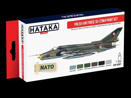 Polish Air Force Suchoi Su-22M4 Fitter paint set (6 colours)  HTK-AS47