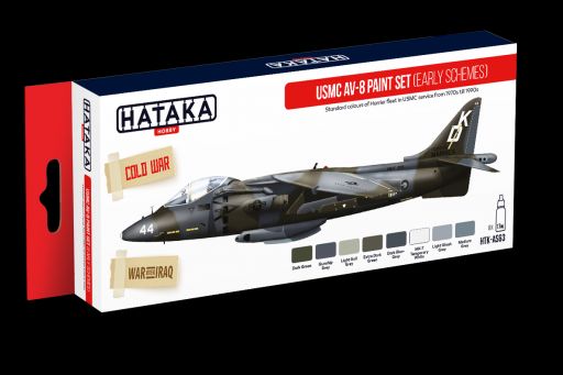 USMC AV-8 paint set (early schemes) (8 colours)  HTK-AS63