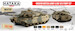 Modern British Army and RAF AFV Paint Set (8 colours) HTK-AS77