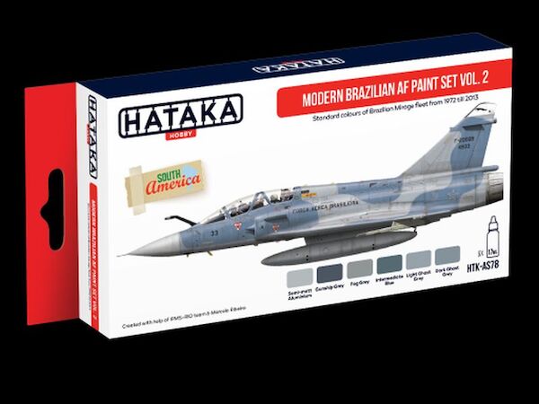 Modern Brazilian AF paint set Vo.2 (6 colours) HTK-AS78