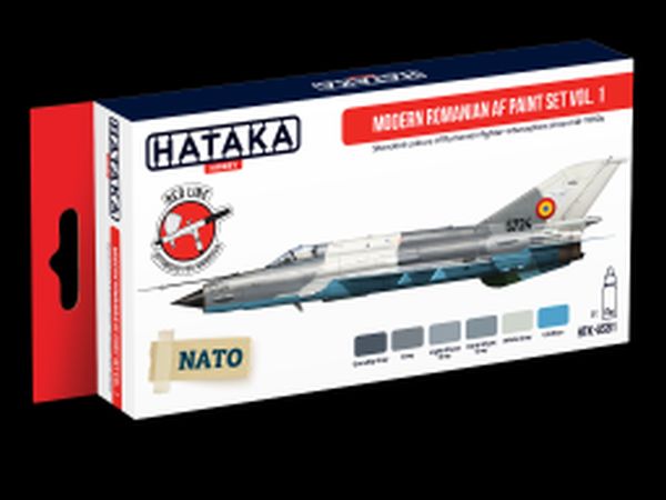 Modern Romanian AF paint set vol. 1 (6 colours) HTK-AS91