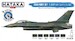 USAF paint set - (Europe camouflage) (6 colours) Optimised for Brushpainting HTK-BS10
