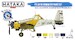PZL M18 Dromader Paint Set (8 paints) (6 colours) Optimised for Brushpainting HTK-BS122