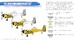 PZL M18 Dromader Paint Set (8 paints) (6 colours) Optimised for Brushpainting  HTK-BS122
