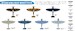 RAF North Africa & Mediterranean 1940-45 (8 Paints)  HTK-BS123