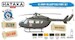 US Army Helicopters paint set (6 colours) HTK-BS19
