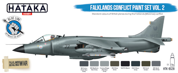 Falklands Conflict Paint Set vol 2 (8 colours)  HTK-BS28
