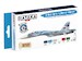 Ultimate Su33 Flanker D Paint set (6 colours) Optimised for Brushpainting HTK-BS83