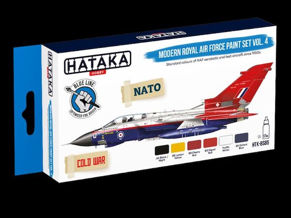 Modern Royal Air Force paint set Vol 4 (all variants) (6 colours) Optimised for Brushpainting HTK-BS85