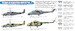 Russian AF Helicopters paint set vol. 1 (8 colours) Optimised for Brush Painting  HTK-BS86