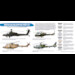 British AAC helicopters paint set (8 colours) Optimised for Brushpainting  HTK-BS87