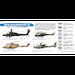 British AAC helicopters paint set (8 colours) Optimised for Brushpainting HTK-BS87