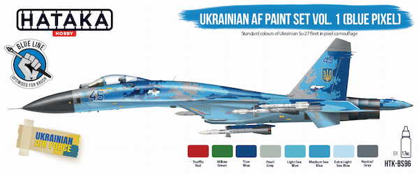 Ukrainian AF Paint Set Vol1 (8 colours) Optimised for Brushpainting HTK-BS96