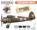 Polish Air Force 1939 paint set (4 Colours) HTK-CS01