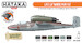 Late Luftwaffe paint set (6 Colours) HTK-CS03