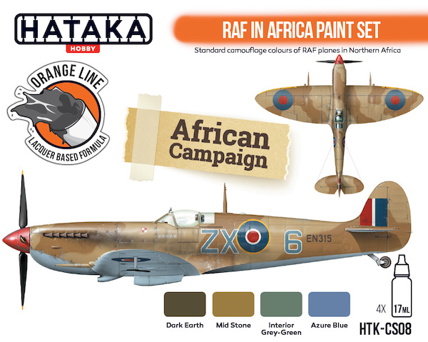 RAF in Africa paint set (4 Colours)  HTK-CS08