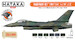 USAF Paint Set ("European" Camouflage)Paint Set (6 Colours) HTK-CS10