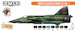 Modern Swedish Air Force Paint Set (8 Colours) HTK-CS101
