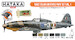 WW2 Italian Air Force Vol.1  paint set (6 Colours) HTK-CS103
