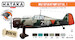 WW2 Dutch AF paint set vol. 1 (6 Colours) HTK-CS107