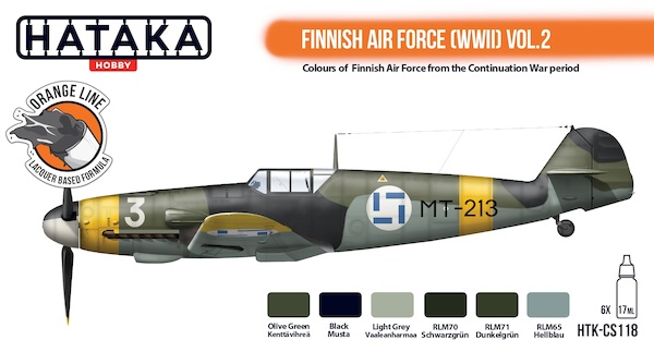 Finnish Air Force (WWII) Vol. 2 (6 colours) HTK-CS118