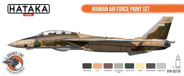Iranian Air Force Paint Set (8 colours) HTK-CS119