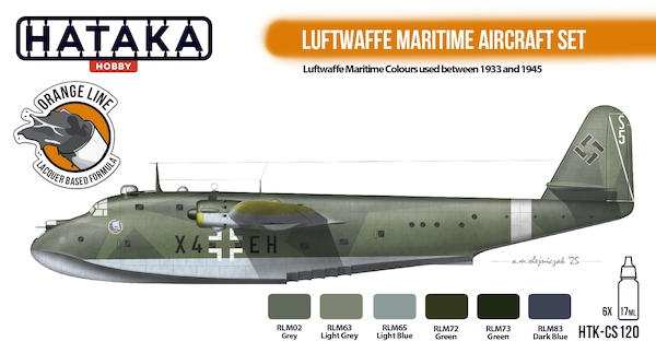 Luftwaffe Maritime Aircraft Paint Set (6 paints) HTK-CS120