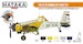 PZL M18 Dromader Paint Set (6 colours) HTK-CS122