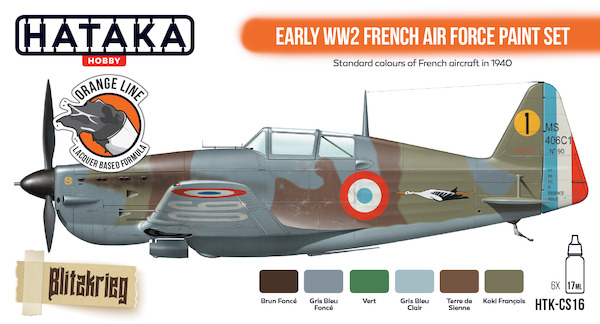 Early WW2 French Air Force paint set (6 Colours)  HTK-CS16
