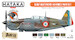 Early WW2 French Air Force paint set (6 Colours) HTK-CS16
