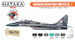 Modern Polish Air Force Paint Set Vol.1  (6 colours) HTK-CS17