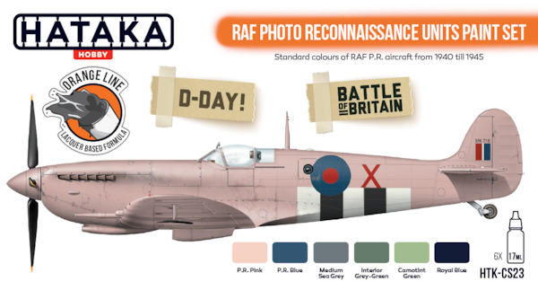 RAF Photo Reconnaisssance Units Paint set (6 colours) HTK-CS23