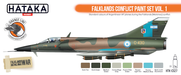 Falklands Conflict paint set vol. 1 (8 Colours) HTK-CS27