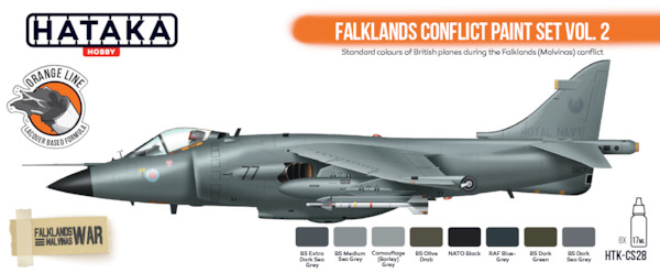 Falklands Conflict paint set vol. 2 (8 Colours) HTK-CS28