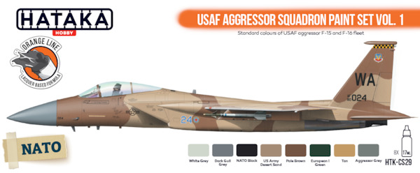 USAF Aggresoor Squadron Paint Set (8 Colours)  HTK-CS29