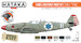 Israeli Air Force paint set (early period 1947-1967) (6 colours) HTK-CS34