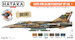 South African Air Force paint set vol. 1  (6 Colours) HTK-CS50
